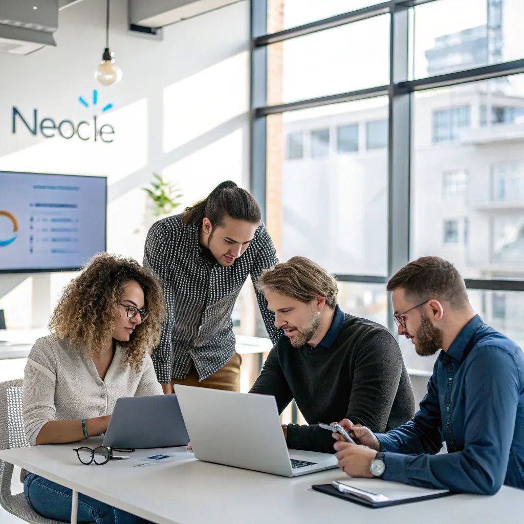 NECIRCLE Team Working Together